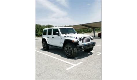 Used Jeep Wrangler Unlimited Rubicon Hybrid- 2022 -White 2022 for sale ...