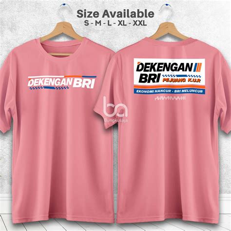 Jual Kaos Dekengan BRI Ekonomi Hancur BRI Meluncur Baju Distro Viral