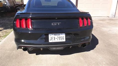 Mustang Gt W Mishimoto H Pipe And Borla S Type Axle Backs Youtube