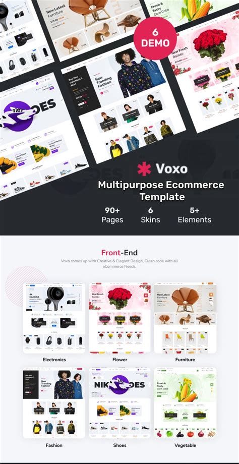 Voxo Multipurpose Vue Js Ecommerce Template Thememag