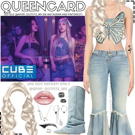 G I Dle Queencard Mv Inspired Outfit Kpop Outfits Mv On