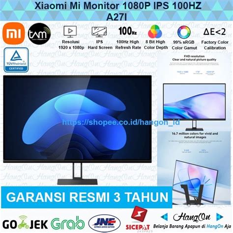 Jual Xiaomi Mi A I Desktop Monitor Inch Full Hd Layar Pc Ips Blue