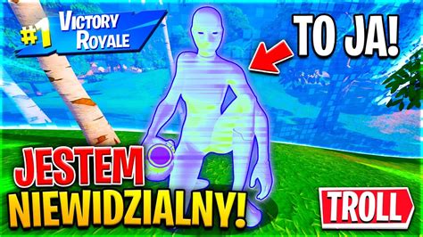 Jestem Niewidzialny W Fortnite Youtube