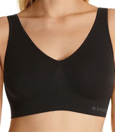 Bonds Seamless Comfy Crop Top Black Target Australia