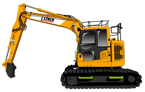 Zero Tail Swing Heavy Excavators