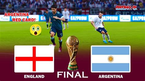 England Vs Argentina Final Fifa World Cup 2022 Match Efootball Pes 2021 Gameplay Pc Youtube