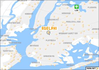 Adelphi (United States - USA) map - nona.net