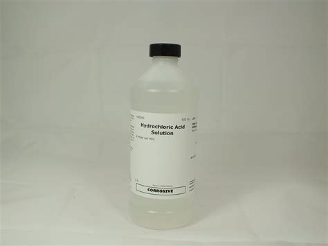 Hydrochloric Acid Solution 6 Molar 500 Ml Liberty Scientific