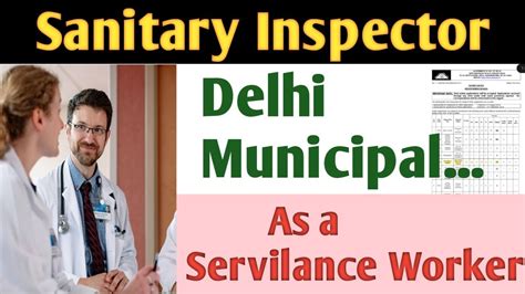 Delhi Municipal Council Sanitary Inspector Vacancy Surveillance