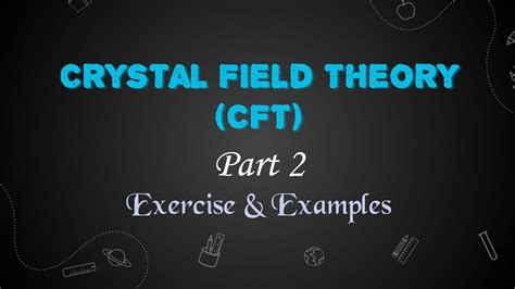 Crystal Field Theory Cft Of Coordination Complexes And Examples