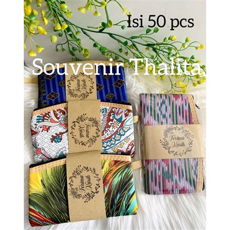 Jual Isi Pcs Souvenir Dompet Batik Ukuran Cm Shopee Indonesia