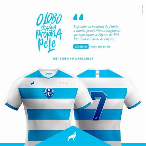 Lobo Apresenta A Nova Terceira Camisa Do Paysandu Show De Camisas