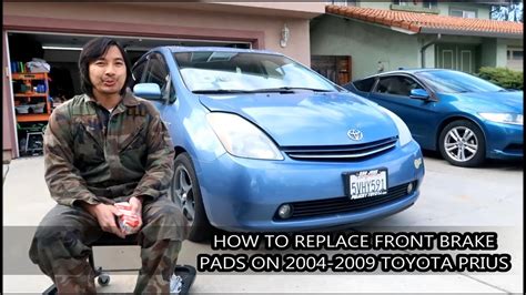 How To Replace Front Brake Pads On Toyota Prius Youtube