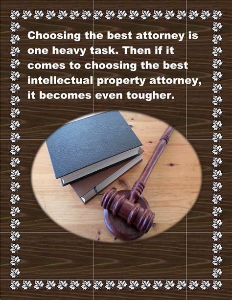 Ppt How To Choose The Best Intellectual Property Attorney Powerpoint