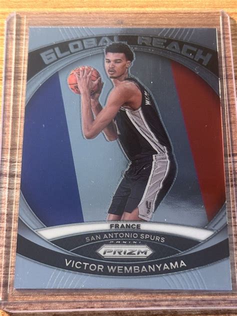 Panini Prizm Victor Wembanyama Rookie Card Global Reach Read