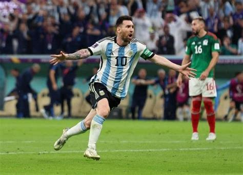 Hasil Argentina Vs Meksiko Piala Dunia Lionel Messi Bikin Gol