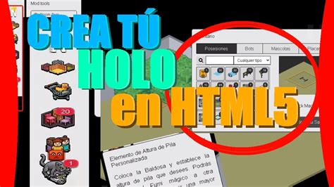 Como Crear Tu Habbo Holo En Html Nitro Youtube