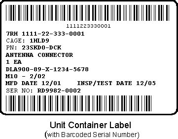 Mil Std R Labels Barcodes Iuid Mil Pac Technology