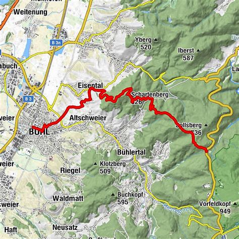 Von der Schwarzwaldhochstraße zur Badischen Weinstraße BERGFEX