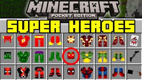 Minecraft Avengers Mod HOW TO BECOME A SUPERHERO IN MINECRAFT