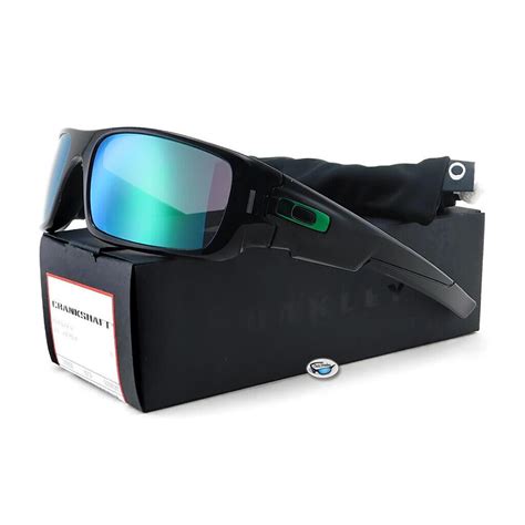 Oakley Crankshaft Sunglasses 9239 02 Black Ink Jade Iridium Lens