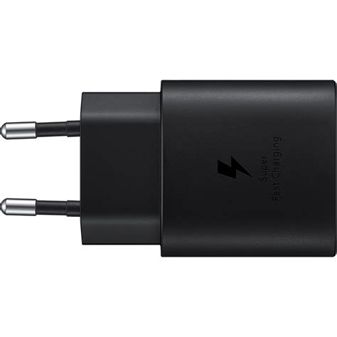 Samsung Incarcator Priza Usb Type C Cu Incarcare Rapida W Negru