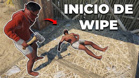 Lo Mato Y Le Robo Su Base En El Inicio De Wipe Rust Gameplay Espa Ol