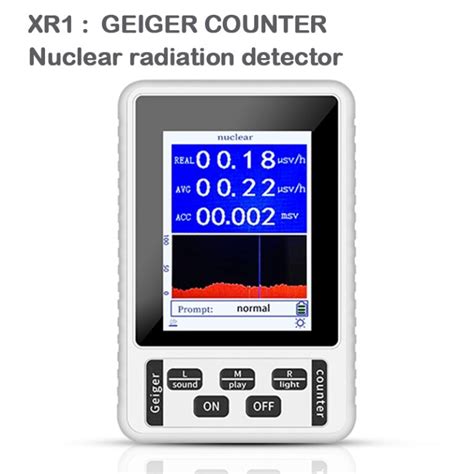 BR 9B XR1 Pro Nuclear Radiation Detector Color Display Screen Geiger