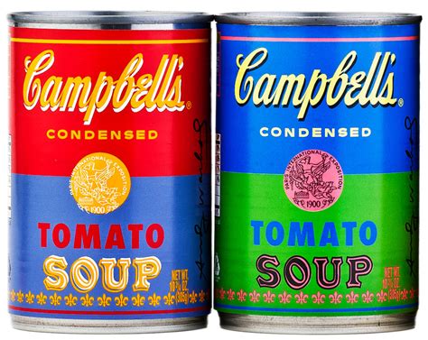 andy warhol limited edition campbell's soup can labels