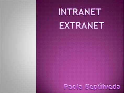 Pdf Intranet Y Extranet Dokumen Tips