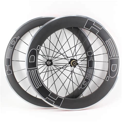 Newest 700C Front 60mm Rear 80mm Clincher Rims Road Bike Matte 3K