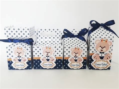 Kit de festa Urso Príncipe Azul Marinho 110 itens no Elo7 Grasi