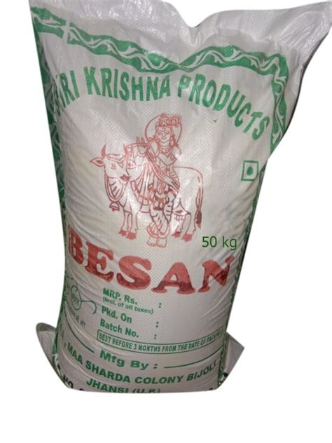 Indian 50kg Shri Krishna Chana Besan Packaging Type PP Bag At Rs 3150