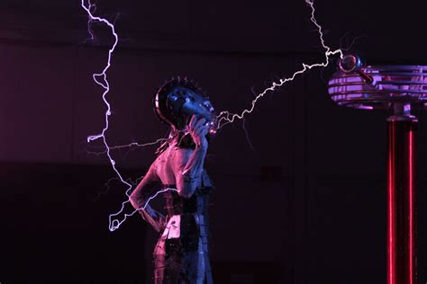 faraday cage dress shows how to get fashionably struck by lightning