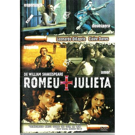 DVD Romeu E Julieta Leonardo DiCaprio E Claire Danes Shopee Brasil