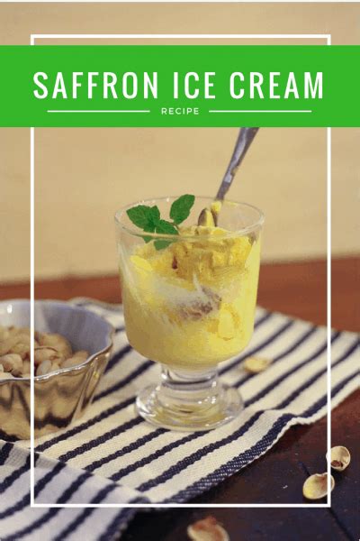 How to Make Saffron Ice Cream - Run To Radiance