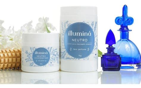 Creme Massagem Corporal Neutro Sem Perfume Illuminá 1 Kg Parcelamento