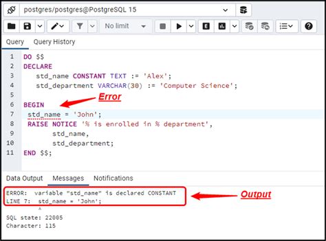 How To Declare A Variable In Postgresql Commandprompt Inc