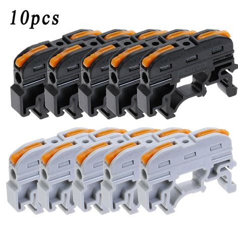 Buy 10pcs PCT 211 Din Rail Type Universal Compact Wire Connector