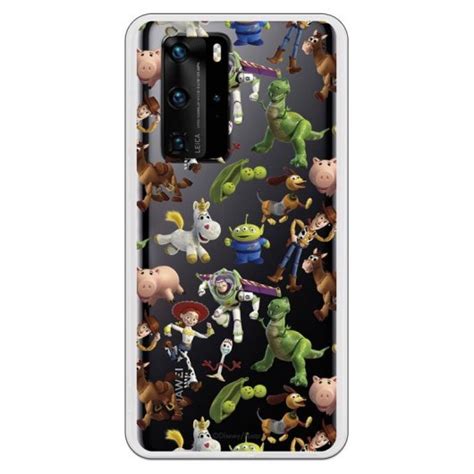 Funda Para Huawei P40 Oficial De Disney Muñecos Toy Story Siluetas