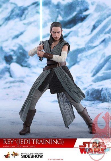 1 6 Star Wars The Last Jedi Rey Jedi Training Mms 446 Hot Toys 903205 Man Of Action Figures