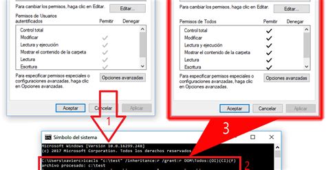 Pantallazos Es Windows Server ICACLS Modificar Permisos De Sistema De