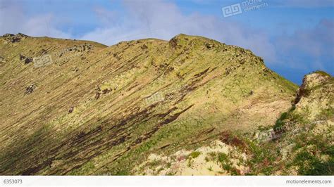 Caldeirao On Corvo Island, Azores, Portugal Stock video footage | 6353073