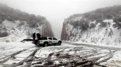 Cierren 3 Carreteras En Chihuahua Por Fuertes Nevadas En 10 Municipios