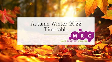 Autumn Winter Semester 2022