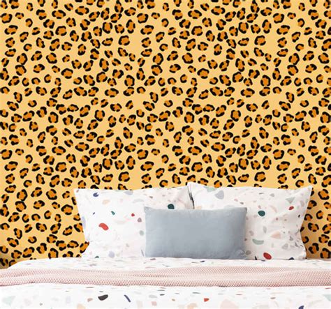 Papier Peint Jungle Leopard Motif Imprim L Opard