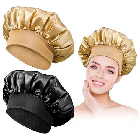 St Ck Schlafm Tze Satin Bonnet Nacht Schlaf M Tze Verstellbare