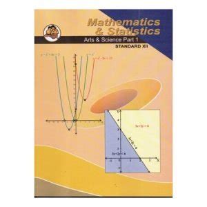 Std 12th Mathematics Statistics Arts Science Part 1 English Medium