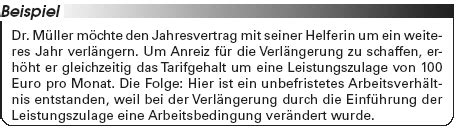 Verlängerung Befristeter Arbeitsvertrag Mit Sachgrund