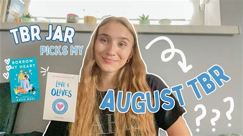 Tbr Jar Picks Out My August Tbr Youtube